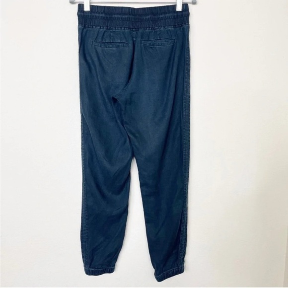 ATHLETA BLACK CABO LINEN JOGGER PANTS SIZE 8 - Picture 5 of 7